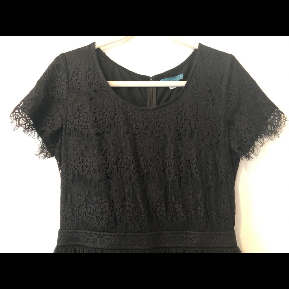 Pim & Larkin black lace & tulle cocktail dress XL